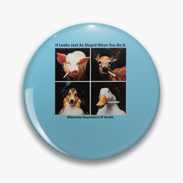 Item preview, Animals smoking - It looks just as stupid when you do it Essential T-Shirt designed and sold by HeikeBrook.
