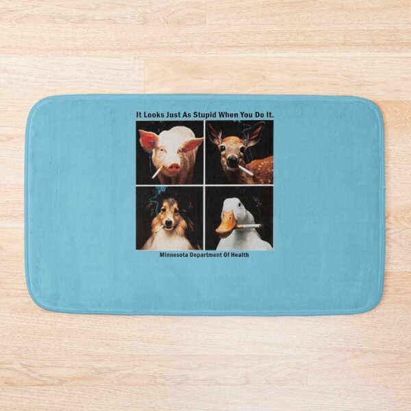 Item preview, Animals smoking - It looks just as stupid when you do it Essential T-Shirt designed and sold by HeikeBrook.