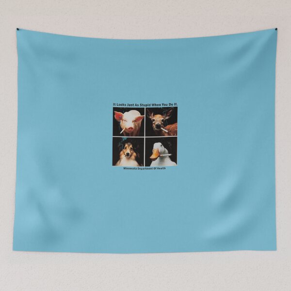 Item preview, Animals smoking - It looks just as stupid when you do it Essential T-Shirt designed and sold by HeikeBrook.