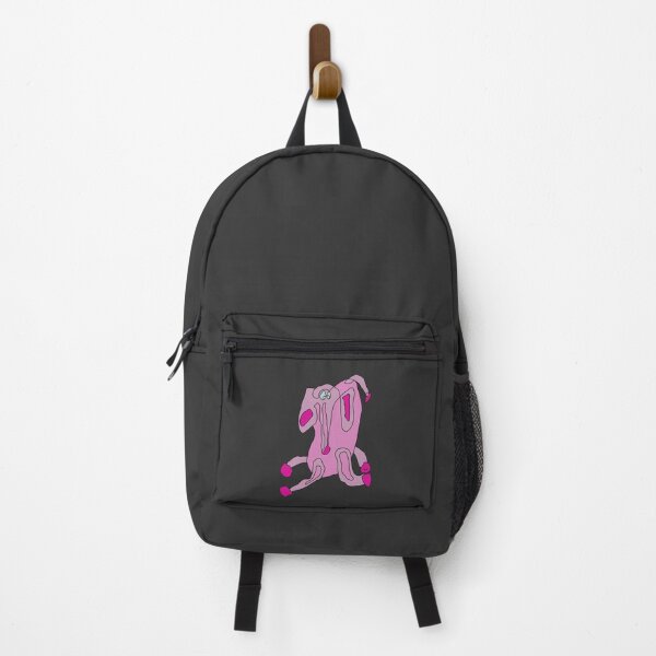 Item preview, Pink elephant, unrolled line (black background) designed and sold by MentaLee.