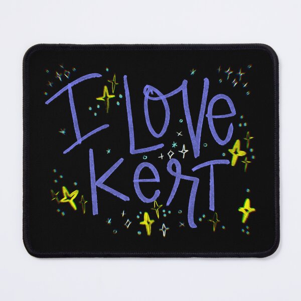 Item preview, I LOVE KERT CUSTOM NAME PURPLE designed and sold by GIVENGRACE.ART.