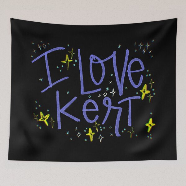 Item preview, I LOVE KERT CUSTOM NAME PURPLE  designed and sold by GIVENGRACE.ART.