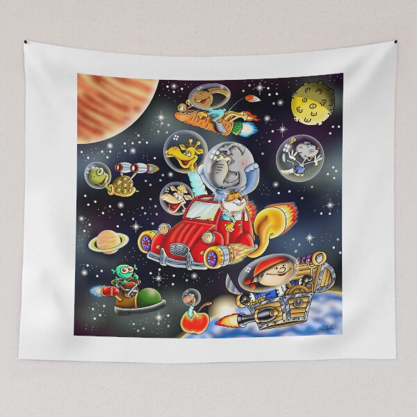 Item preview, Space Riders designed and sold by ollibabu.