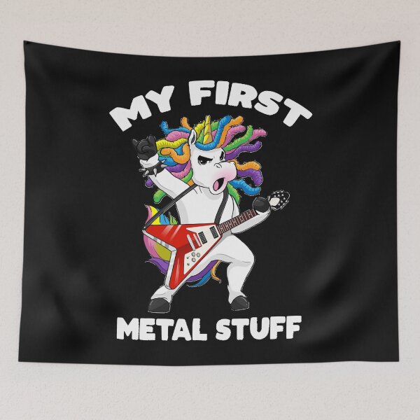 Item preview, Kids My first metal Stuff Unicorn Heavy Metal Festival Essential T-Shirt designed and sold by AnthonyFlet.