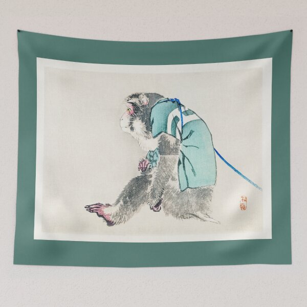 Item preview, LONELY MONKEY. KONO BAIREI (1844-1895) designed and sold by metaweb.
