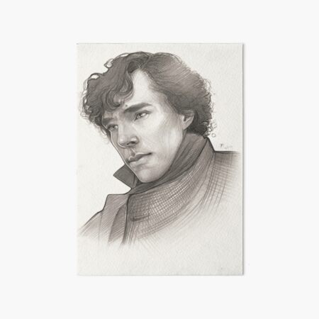 Item preview, Sherlock BBC, Pencil sketch, ART designed and sold by TendaLee.
