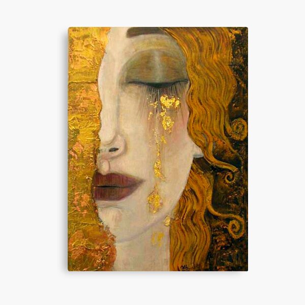 Aperçu de l'œuvre Les larmes d'or de Gustav Klimt créée et vendue par Olivia-One.