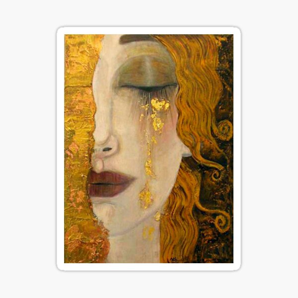 Aperçu de l'œuvre Les larmes d'or de Gustav Klimt créée et vendue par Olivia-One.