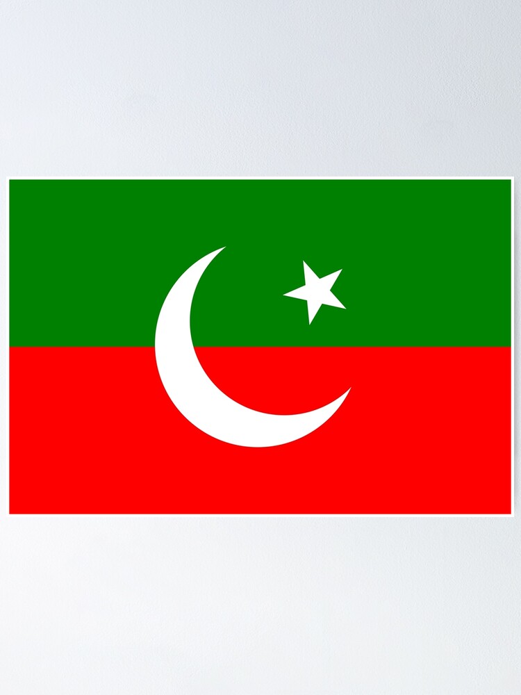 Pti Flag Of Pakistan Poster For Sale By Freihalt Redbubble