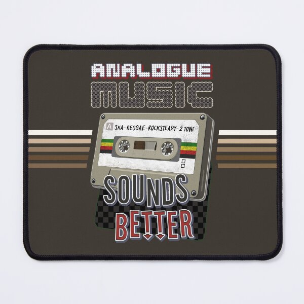 Item preview, Retro Music : Cassette Tape - Analogue Music Sounds Better - Ska, Reggae, Rocksteady, 2-Tone designed and sold by RetroTeeStudio.
