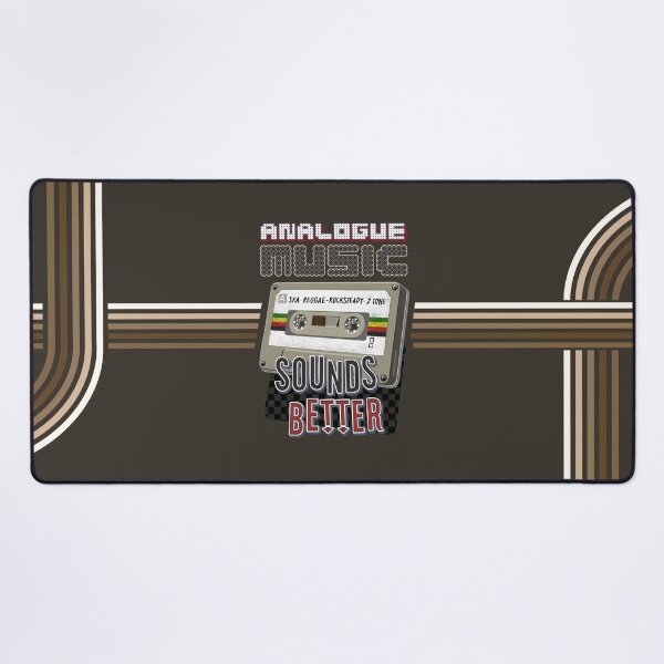 Item preview, Retro Music : Cassette Tape - Analogue Music Sounds Better - Ska, Reggae, Rocksteady, 2-Tone designed and sold by RetroTeeStudio.