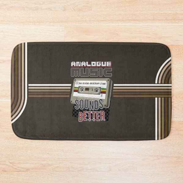 Item preview, Retro Music : Cassette Tape - Analogue Music Sounds Better - Ska, Reggae, Rocksteady, 2-Tone designed and sold by RetroTeeStudio.