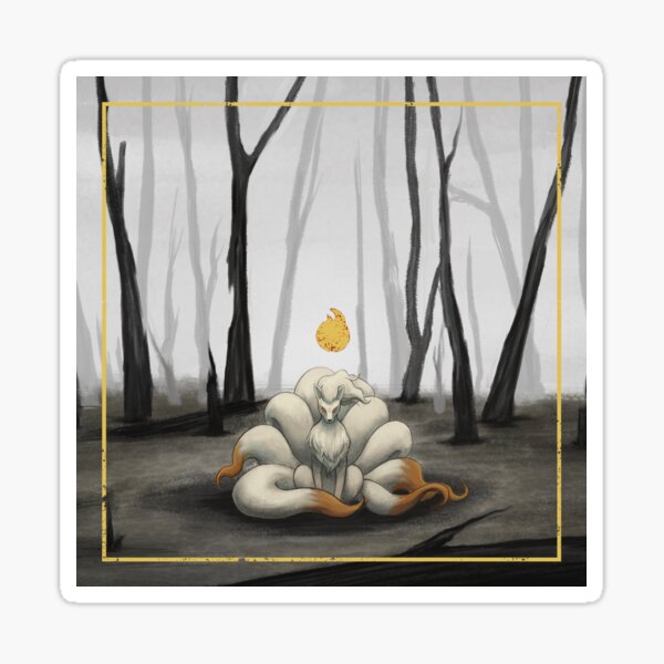 The Fire Fox Sticker
