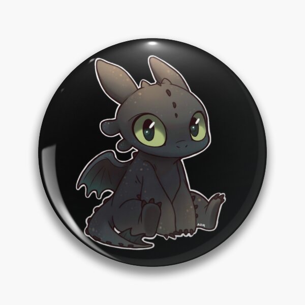 Details about   2pcs Light Fury Night Fury Toothless Alloy Pins Badges Set 