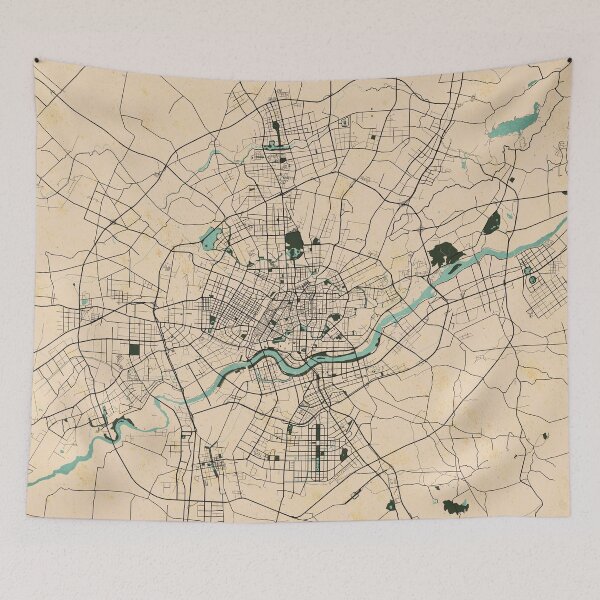 Item preview, Shenyang City Map of Liaoning, China - Vintage designed and sold by deMAP.