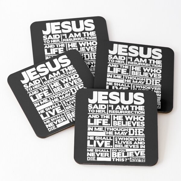 Item preview, John 11:25-26 I Am The Resurrection designed and sold by plushism.