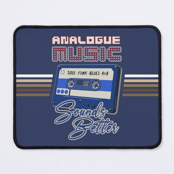 Item preview, Retro Music : Cassette Tape - Analogue Music Sounds Better - Soul, Funk, Blues, R and B designed and sold by RetroTeeStudio.