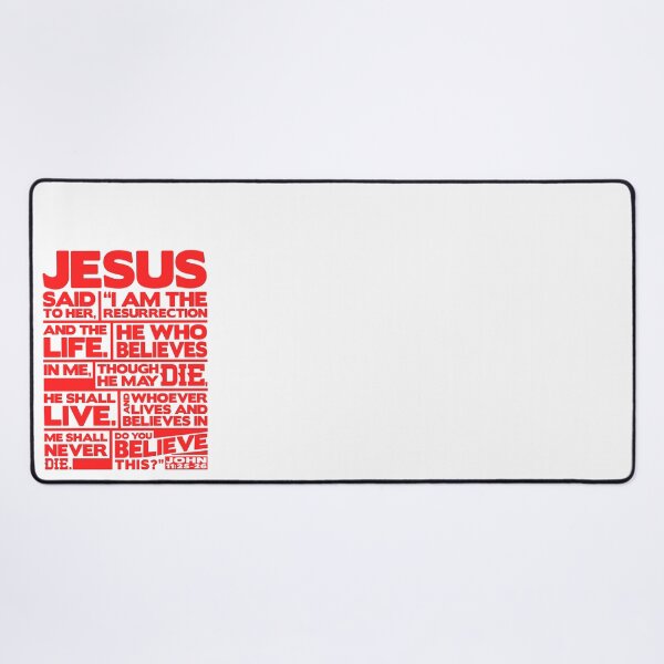 Item preview, John 11:25-26 I Am The Resurrection designed and sold by plushism.