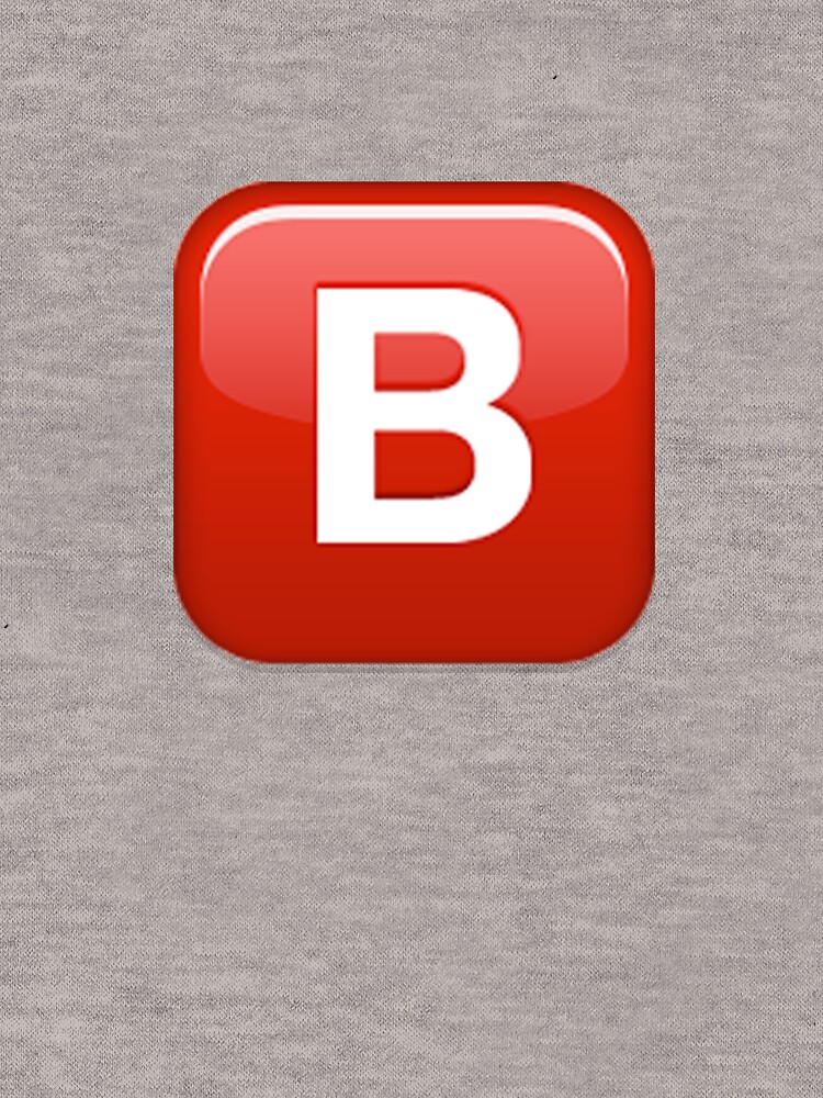 "B Emoji" Lightweight Hoodie For Sale By Big-Nig | Redbubble