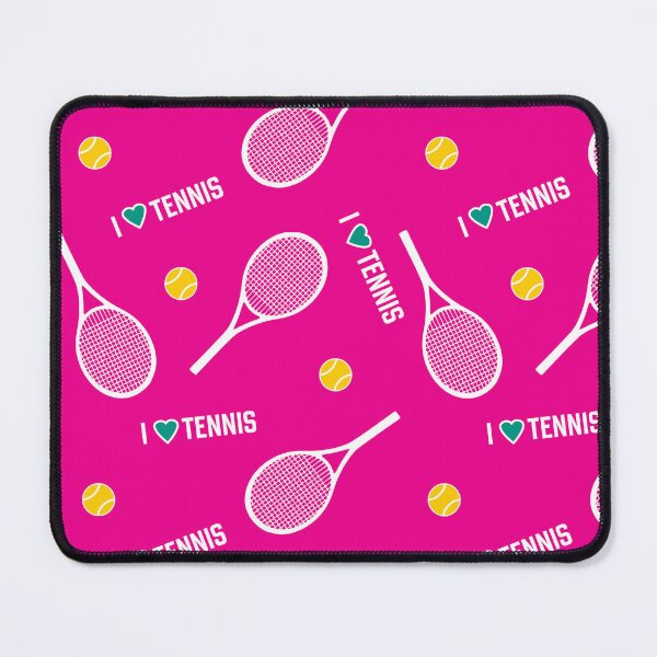 Item preview, White tennis rackets on vivid background designed and sold by EvieWoj.