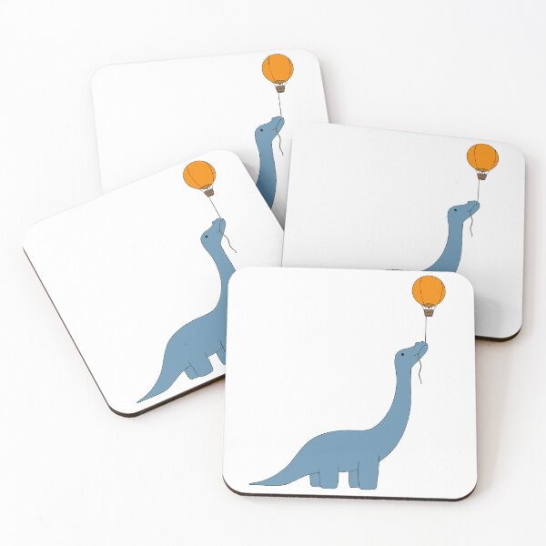 Item preview, Dinosaur with Balloon designed and sold by Crow Corvid.