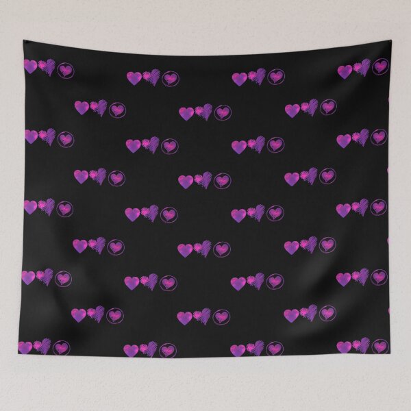 Item preview, Purple hearts slim fit t-shirt Essential T-Shirt designed and sold by DetlefGrube.