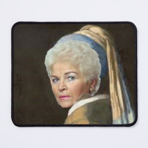 Item preview, Girl with a Pat Butcher Earring - Funny designed and sold by purplevamp.