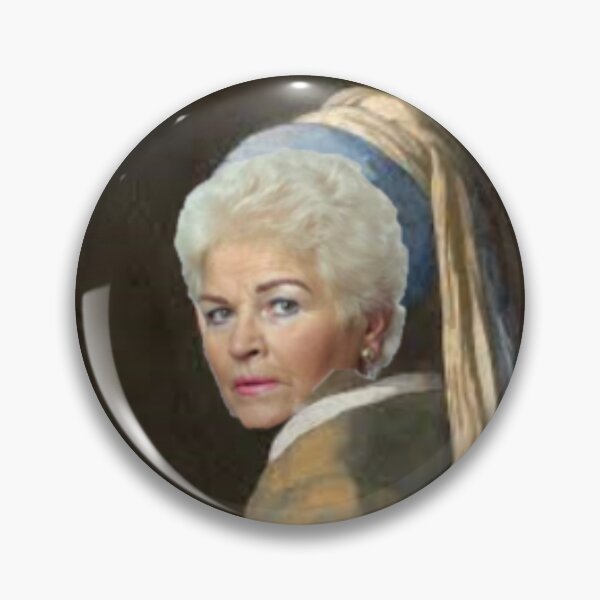 Item preview, Girl with a Pat Butcher Earring - Funny designed and sold by purplevamp.