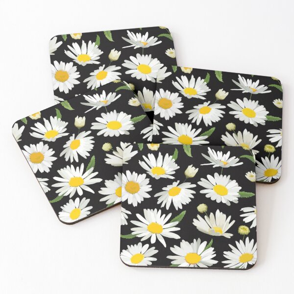 Item preview, Digital Chamomile White Flowers Floral Pattern designed and sold by WearWolfDesigns.
