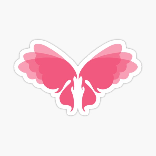 Lovely Lady Fairy Wings Sticker