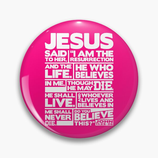Item preview, John 11:25-26 I Am The Resurrection designed and sold by plushism.