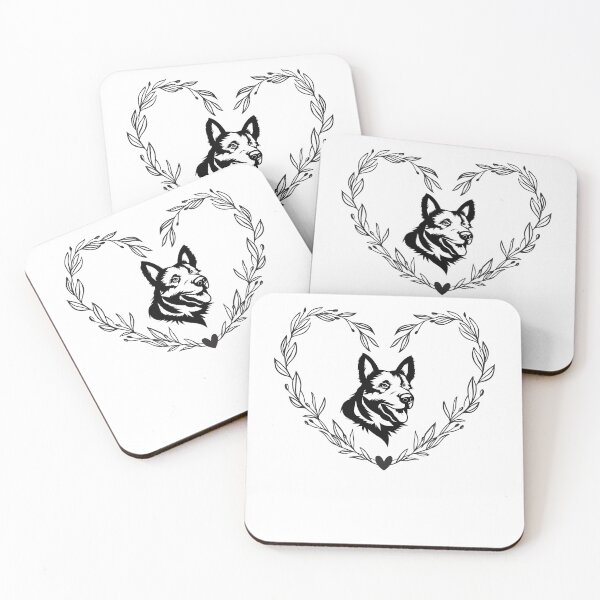 Item preview, German Shepherd Dog wreath. Dog flowers wreath. Dog floral wreath designed and sold by Doggymadness.