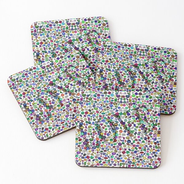 Item preview, All Gemstones in All Colors and in All Shapes Love designed and sold by DigitalGemArt.