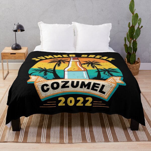 Item preview, Cozumel Mexico Beach Summer Vacation Palm Trees Sunset designed and sold by retrodesigner14.