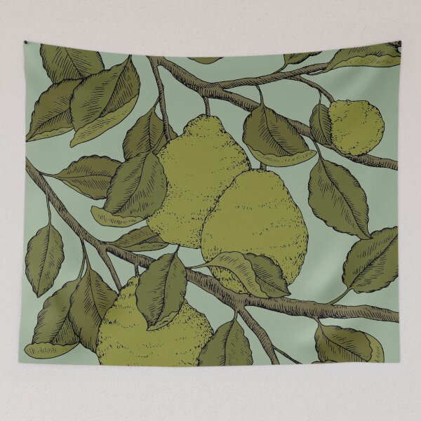 Item preview, Bergamot branches illustration designed and sold by hmorena.