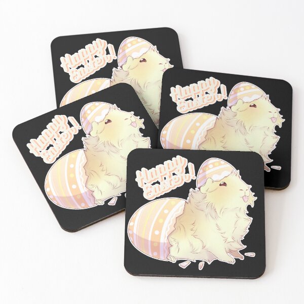 Item preview, Happy Easter! Easter Egg Guinea Pig Design / with Words designed and sold by ChisakiMing.