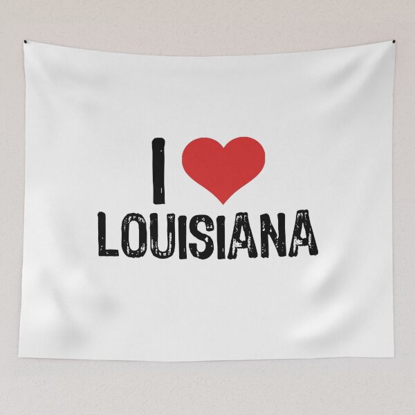 Item preview, I Love Louisiana designed and sold by The "I Love Everything" Shop.