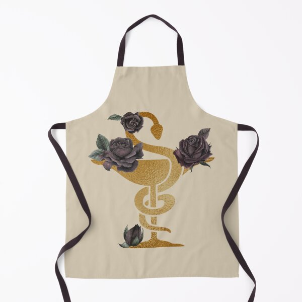 Item preview, Pharmacy Store Decor dark purple roses romantic hand paint Floral Bowl of Hygeia designed and sold by Lawandmedical.