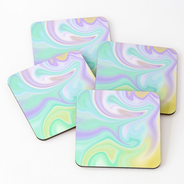Item preview, Marble Green, Yellow and Purple Pastel designed and sold by OutcastBrain.