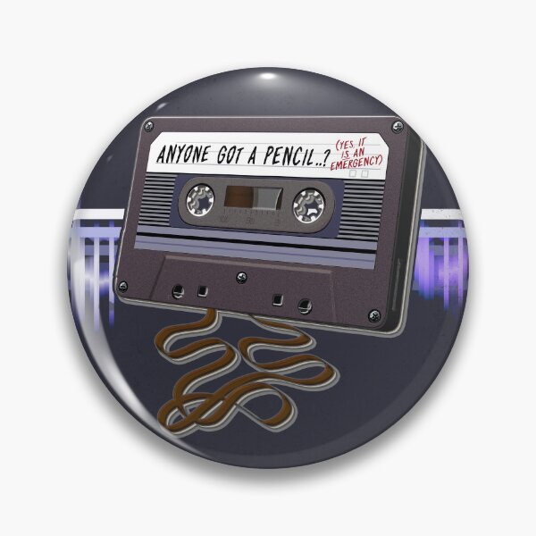 Item preview, ANYONE GOT A PENCIL? (Yes, It Is An Emergency) - Retro Music : Cassette Tape (Grey) designed and sold by RetroTeeStudio.