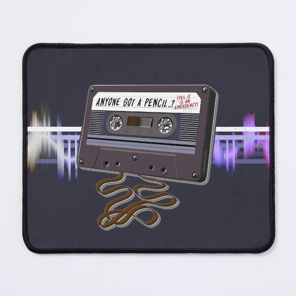 Item preview, ANYONE GOT A PENCIL? (Yes, It Is An Emergency) - Retro Music : Cassette Tape (Grey) designed and sold by RetroTeeStudio.