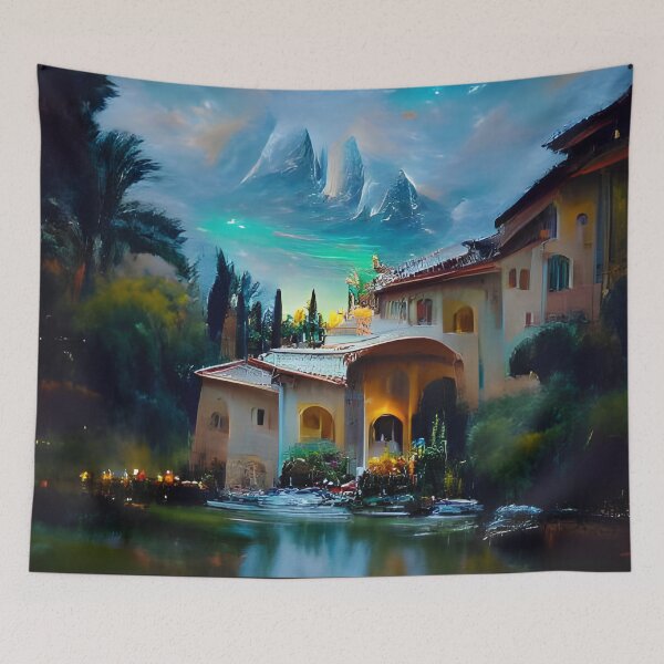 Item preview, Dinner at the mountain lake designed and sold by Girih.