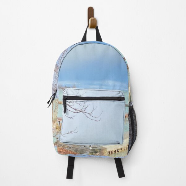 Item preview, Blue Stormy Spring Sky, Green Lake Water designed and sold by gillys.