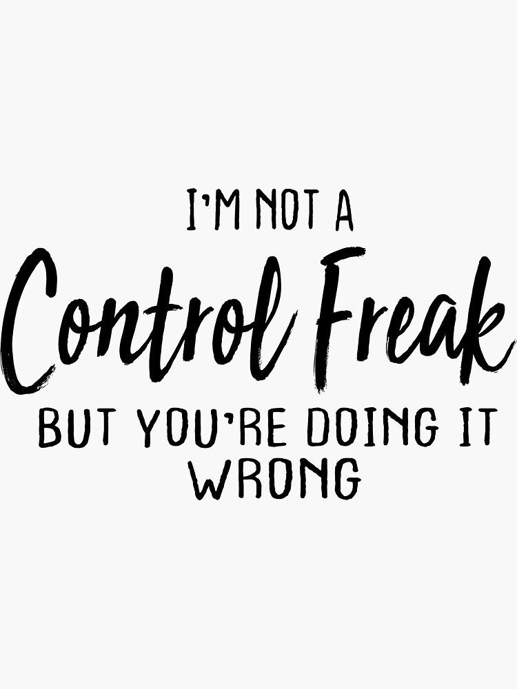 Control Freak' Sticker