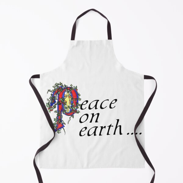 Item preview, Peace on earth message with illuminated first letter. designed and sold by janesg.