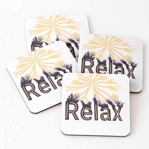 Item preview, Aesthetic Relax in Capital Letters  designed and sold by MsArtyCrafts.