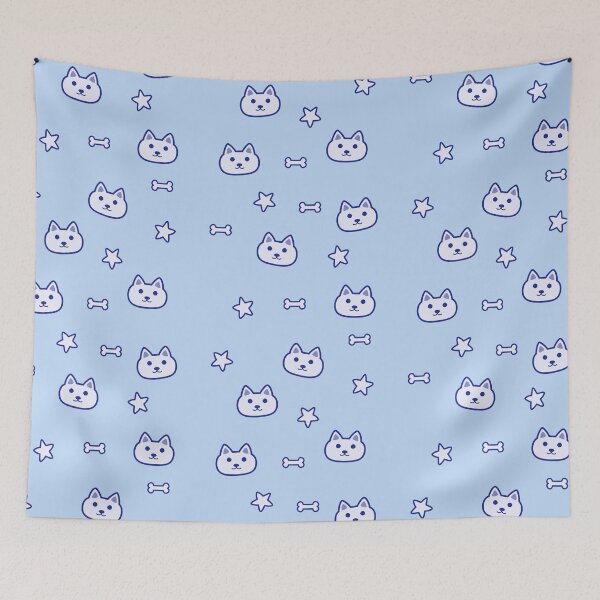 Item preview, Dog + Star + Bone Blue designed and sold by lexa-jpg.