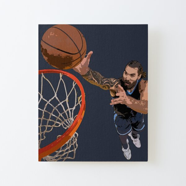 Derrick Rose Basketball Art Effect Chicago Bulls Dunk Canvas 