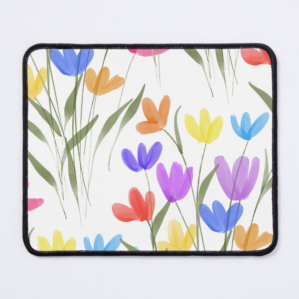 Item preview, Colorful meadow flowers pattern designed and sold by PeacefulArtUkr.