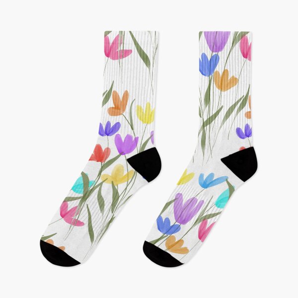 Item preview, Colorful meadow flowers pattern designed and sold by PeacefulArtUkr.